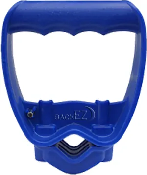 Back-Saving Tool Handle Attachment, EVR-Grip Upgrade, Labor-Saving Ergonomic Shovel Add-on Handle, Blue