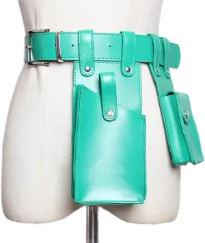 Bag Female concave Shape Street Shoot Multi-Function Purse Mobile Phone Bag Belt Belt Belt(D)