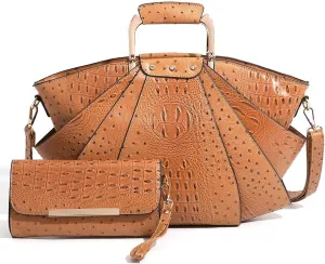 Bag Woman Large Capacity Leather Purse Fashion Designer Metal Top Handle Handbags Women Crossbody Large Bags for Women Tote