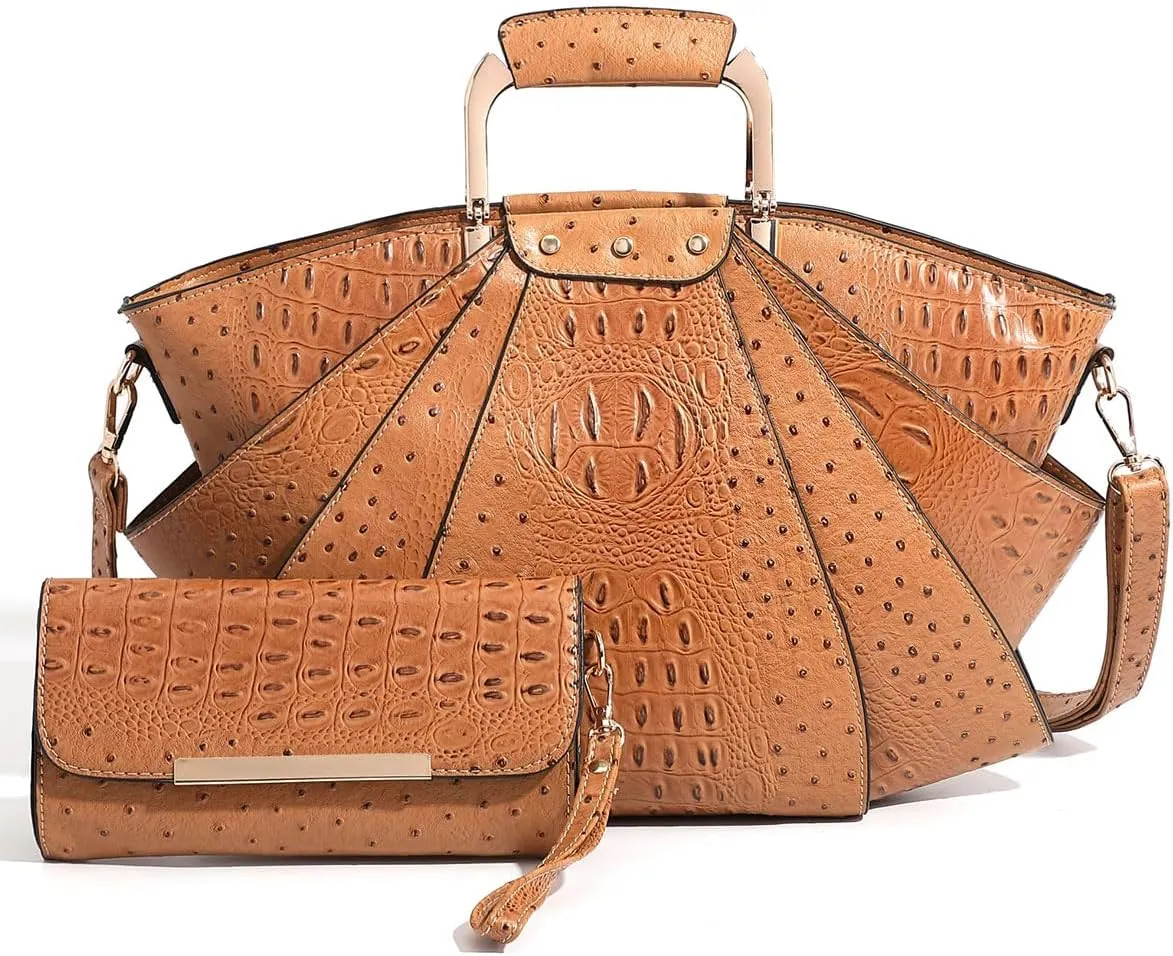 Bag Woman Large Capacity Leather Purse Fashion Designer Metal Top Handle Handbags Women Crossbody Large Bags for Women Tote