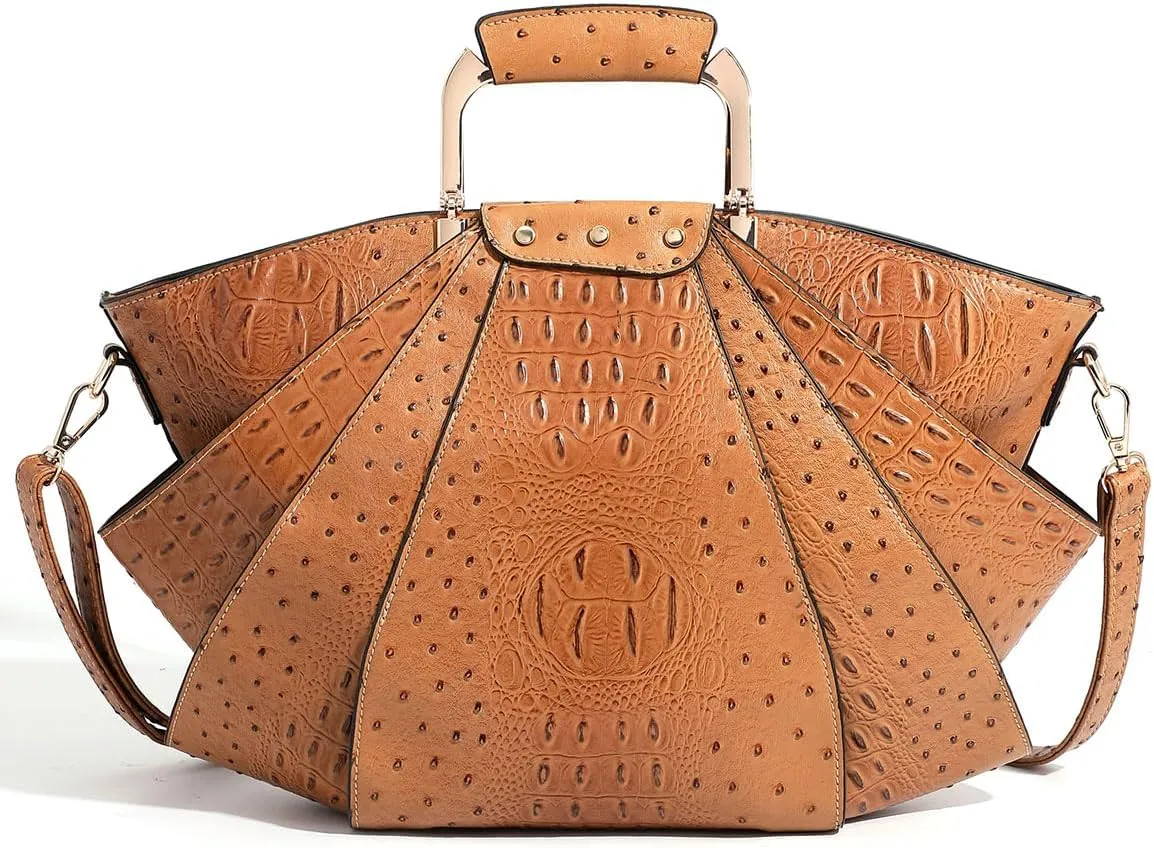 Bag Woman Large Capacity Leather Purse Fashion Designer Metal Top Handle Handbags Women Crossbody Large Bags for Women Tote
