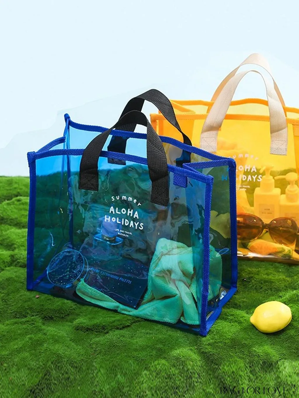 BagForLove - Elegant and Versatile Transparent Handbag: Lightweight Travel Essential, No Pendant