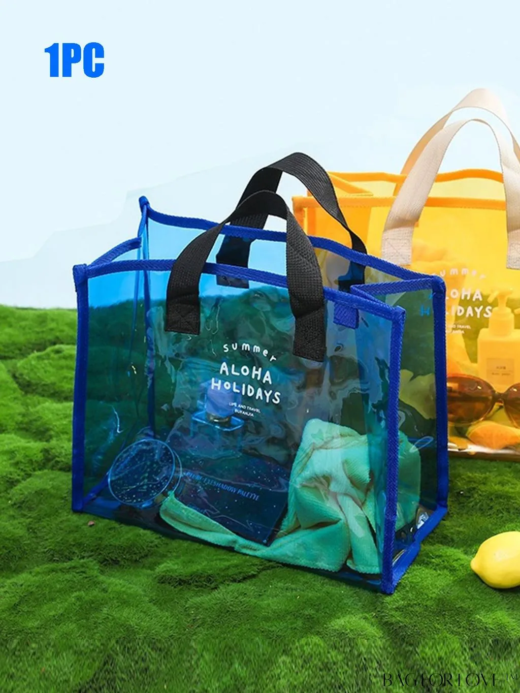 BagForLove - Elegant and Versatile Transparent Handbag: Lightweight Travel Essential, No Pendant