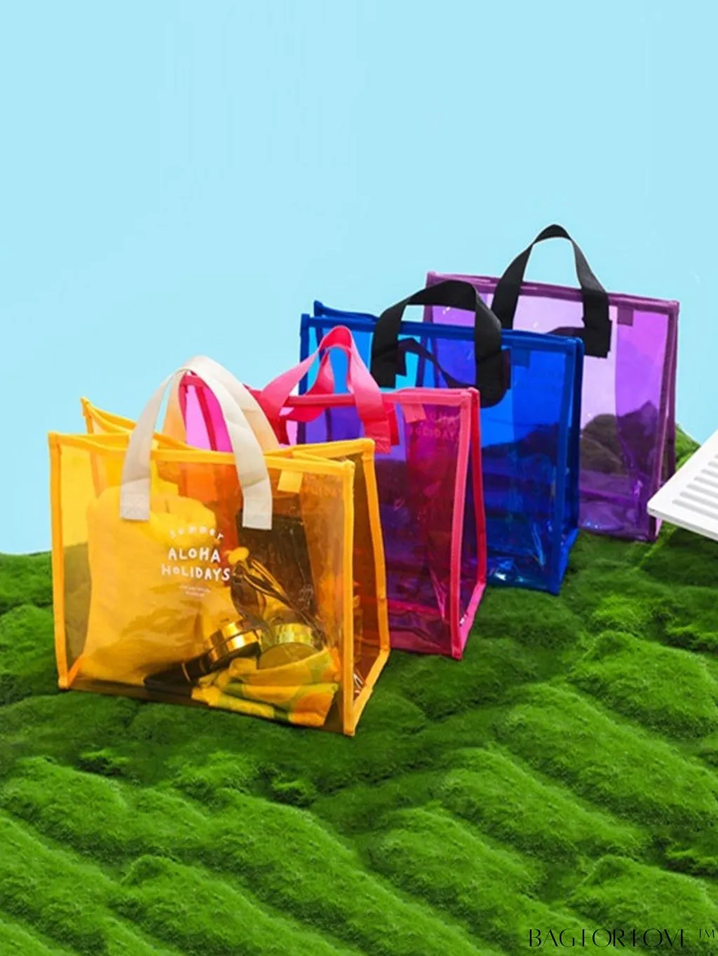 BagForLove - Elegant and Versatile Transparent Handbag: Lightweight Travel Essential, No Pendant