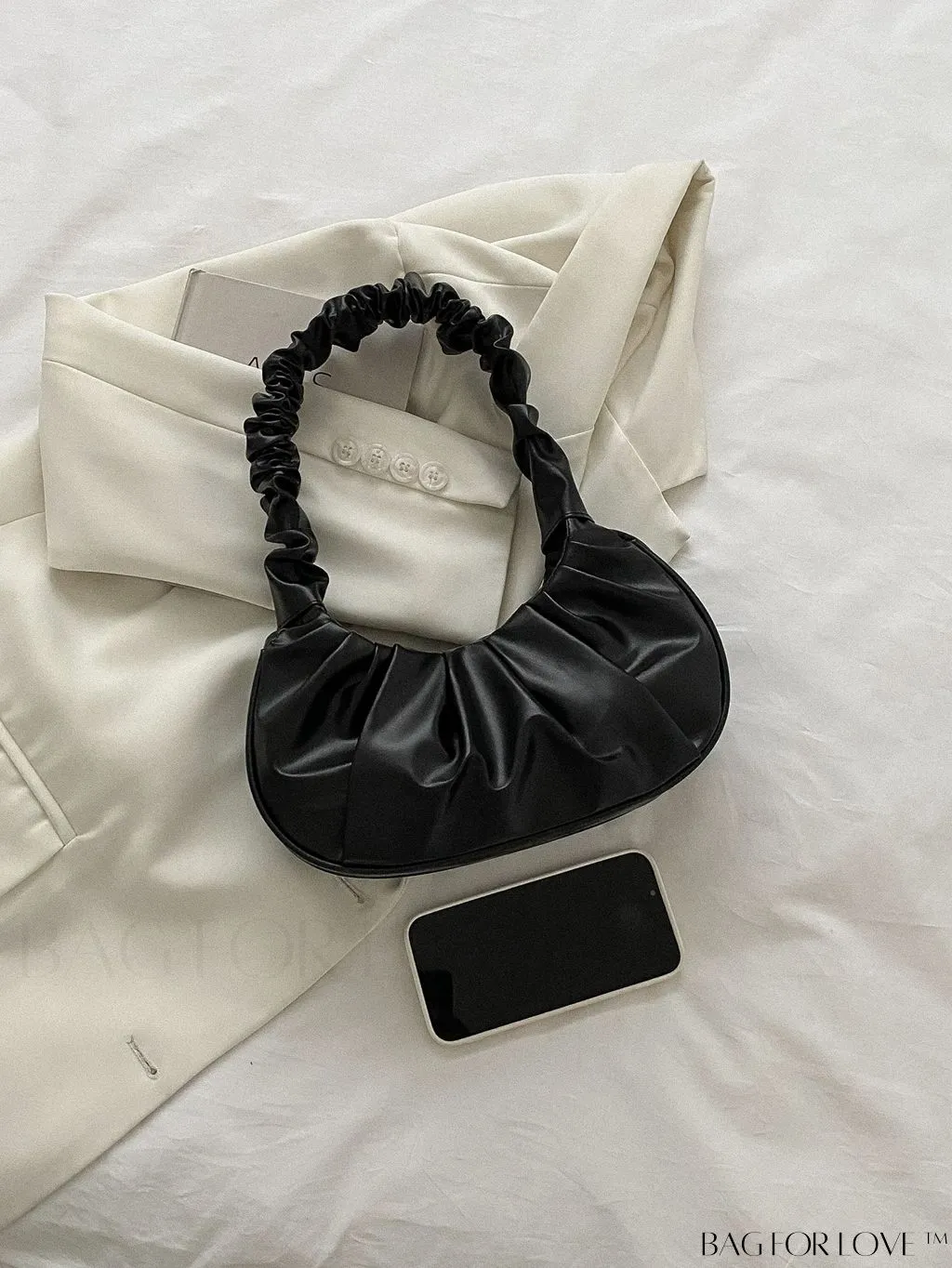 BagForLove - Elegant Ruched Handbag