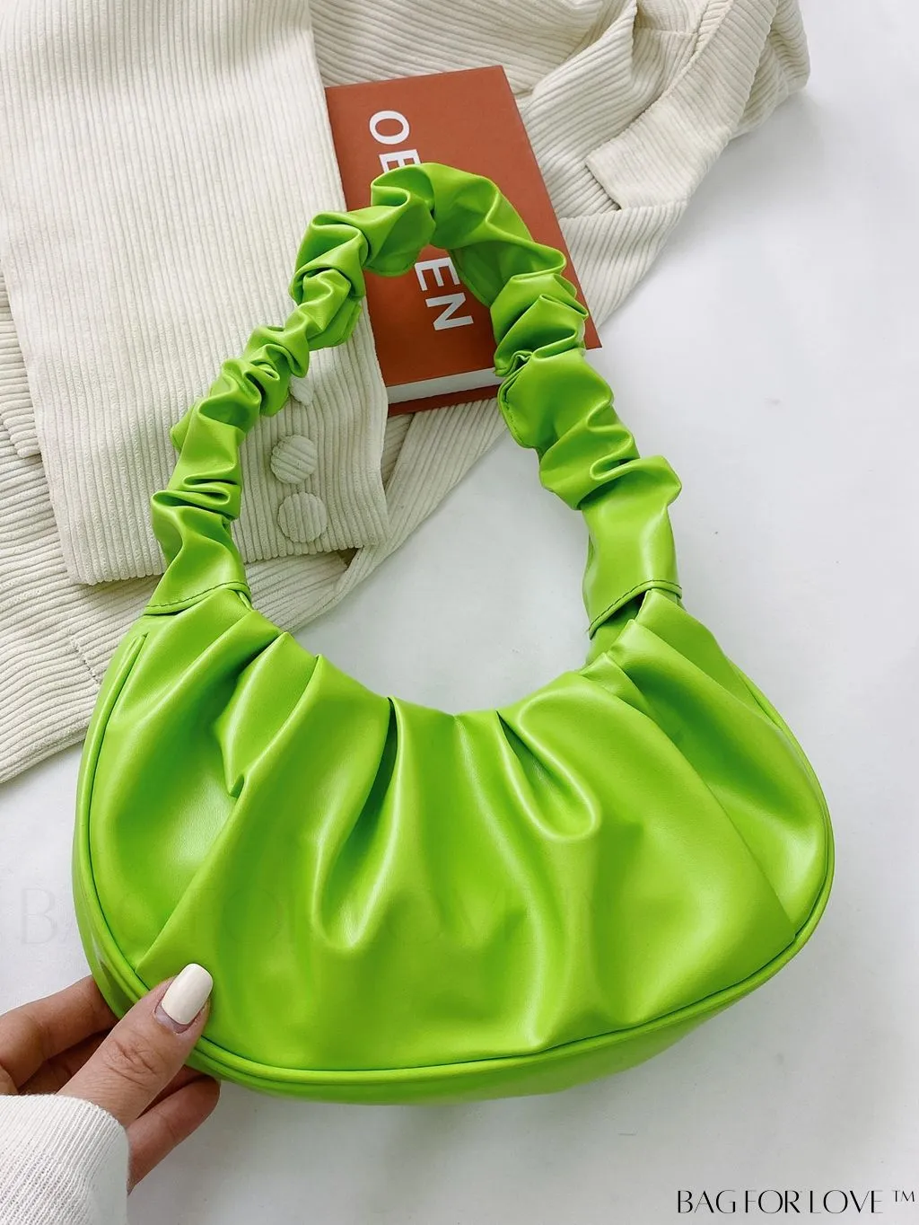BagForLove - Elegant Ruched Handbag