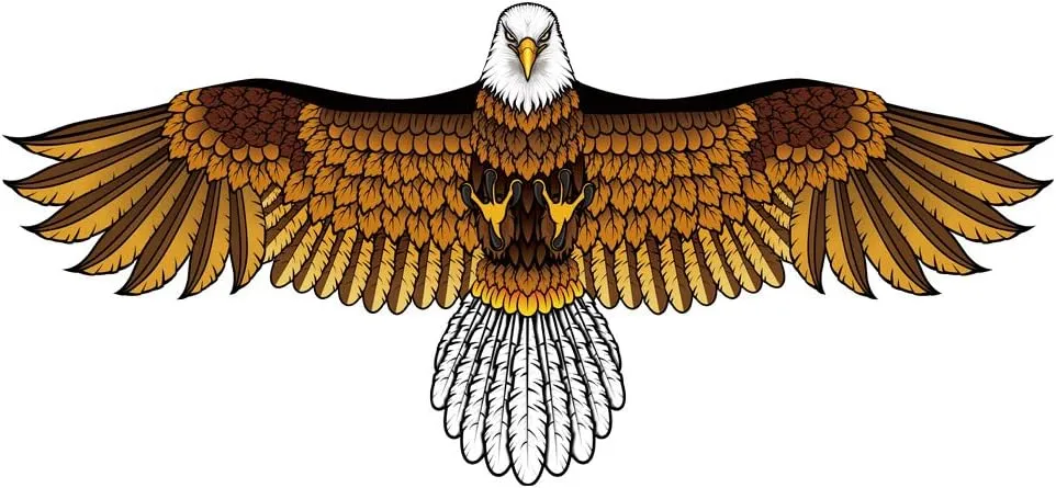 Bald Eagle Kite for Adults and Kids, Huge Kites Easy to Fly Single Line Kite for Beach Trip