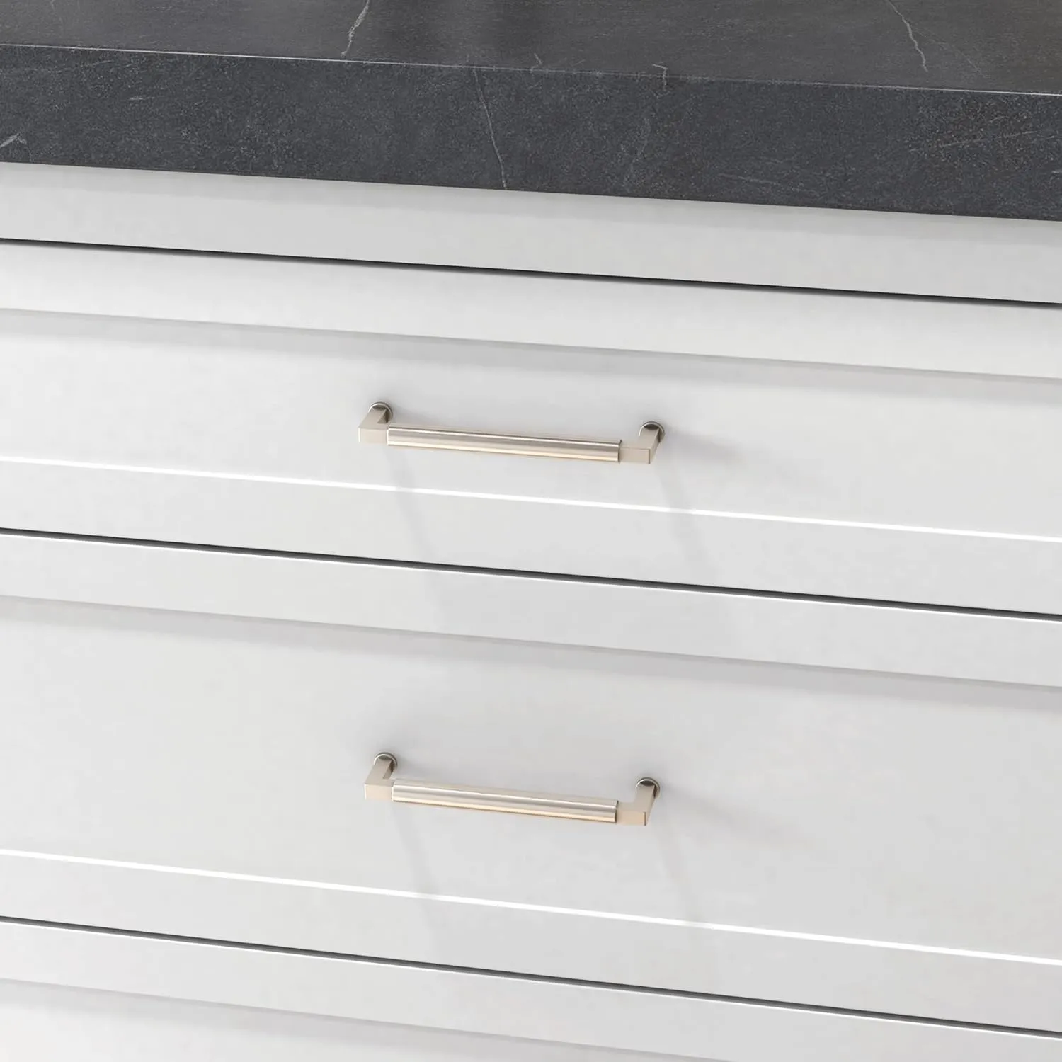 Baldwin 4432.BIN Gramercy 6 Inch Center to Center Handle Cabinet Pull from The Estate Collection - Polished Chrome
