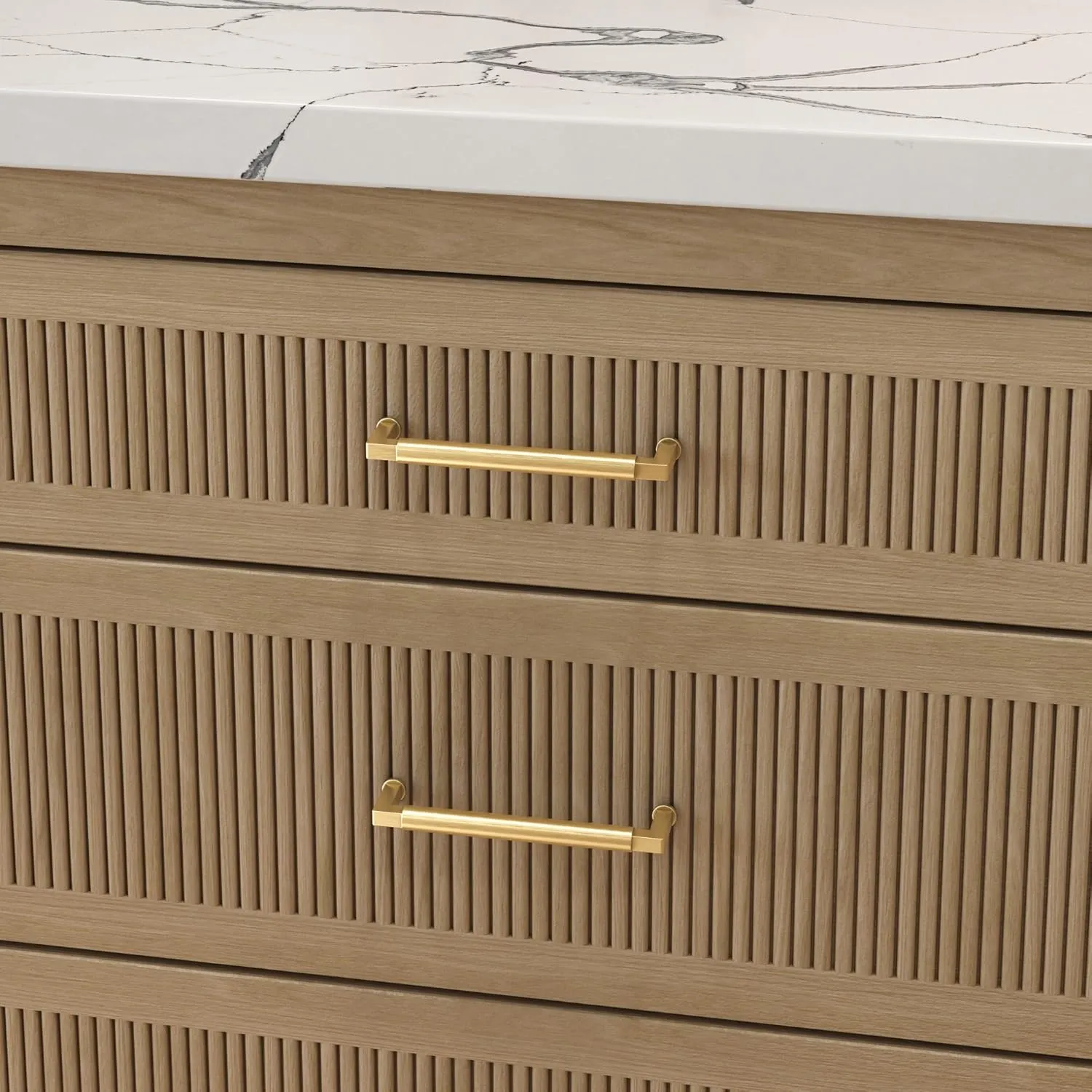 Baldwin 4432.BIN Gramercy 6 Inch Center to Center Handle Cabinet Pull from The Estate Collection - Polished Chrome