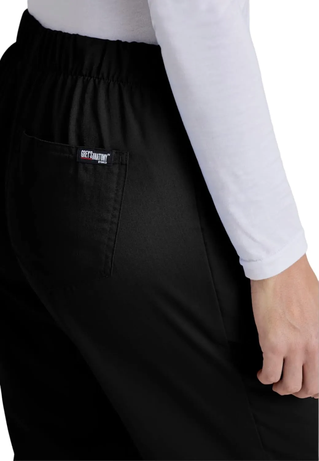 BARCO Grey's Anatomy Scrubs - Riley Scrub Pant for Women, Elastic Back Waist, Mid-Rise Flared Leg Women's Scrub Pant