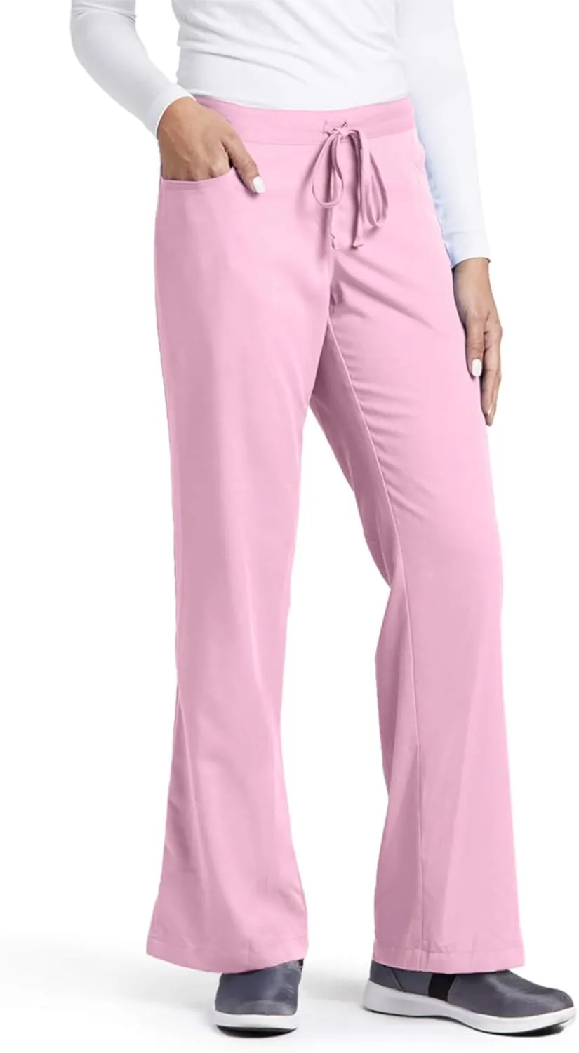 BARCO Grey's Anatomy Women's Riley Pant, Easy Care Medical Scrub Pant w/ 5 Pockets & Flared Leg