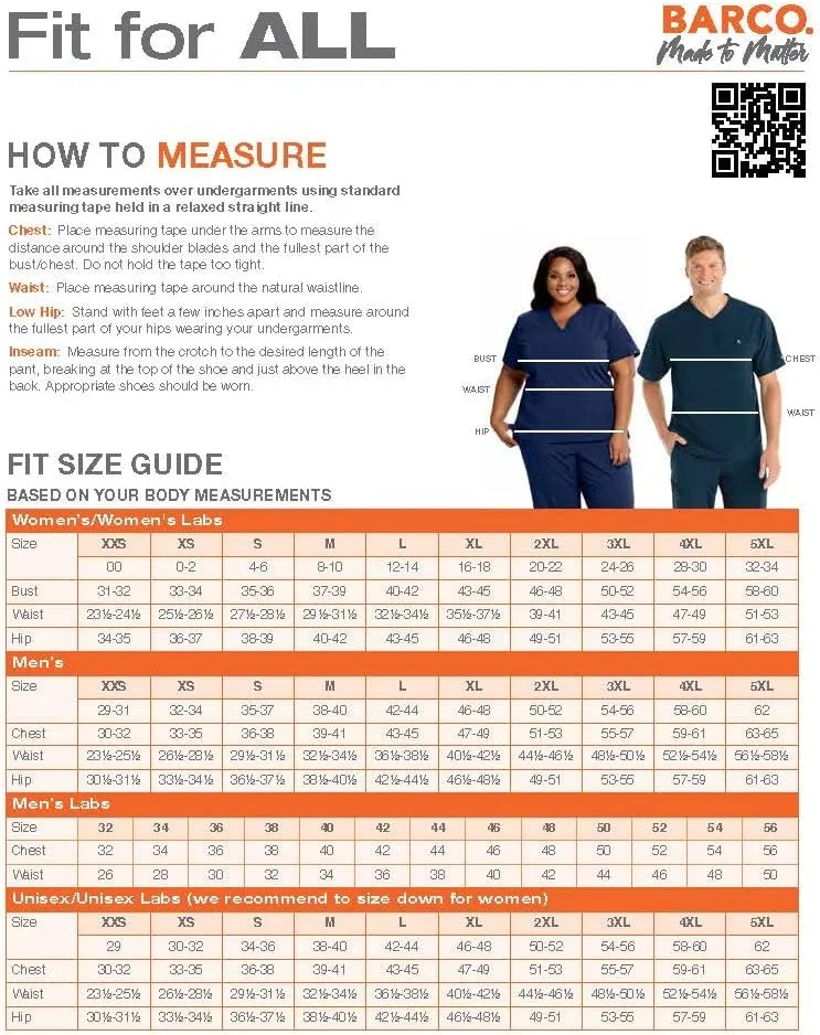 BARCO One Performance Knit Victory Top for Women - V-Neck with Overlap, Angled Zipper Waist Pockets Women's Scrub Top