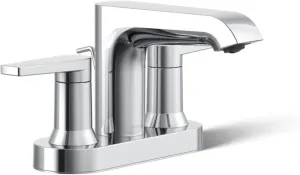 Bathroom Faucet by KOHLER, Bathroom Sink Faucet, Hint Collection,Centerset Faucet, Polished Chrome, K-97094-4-CP