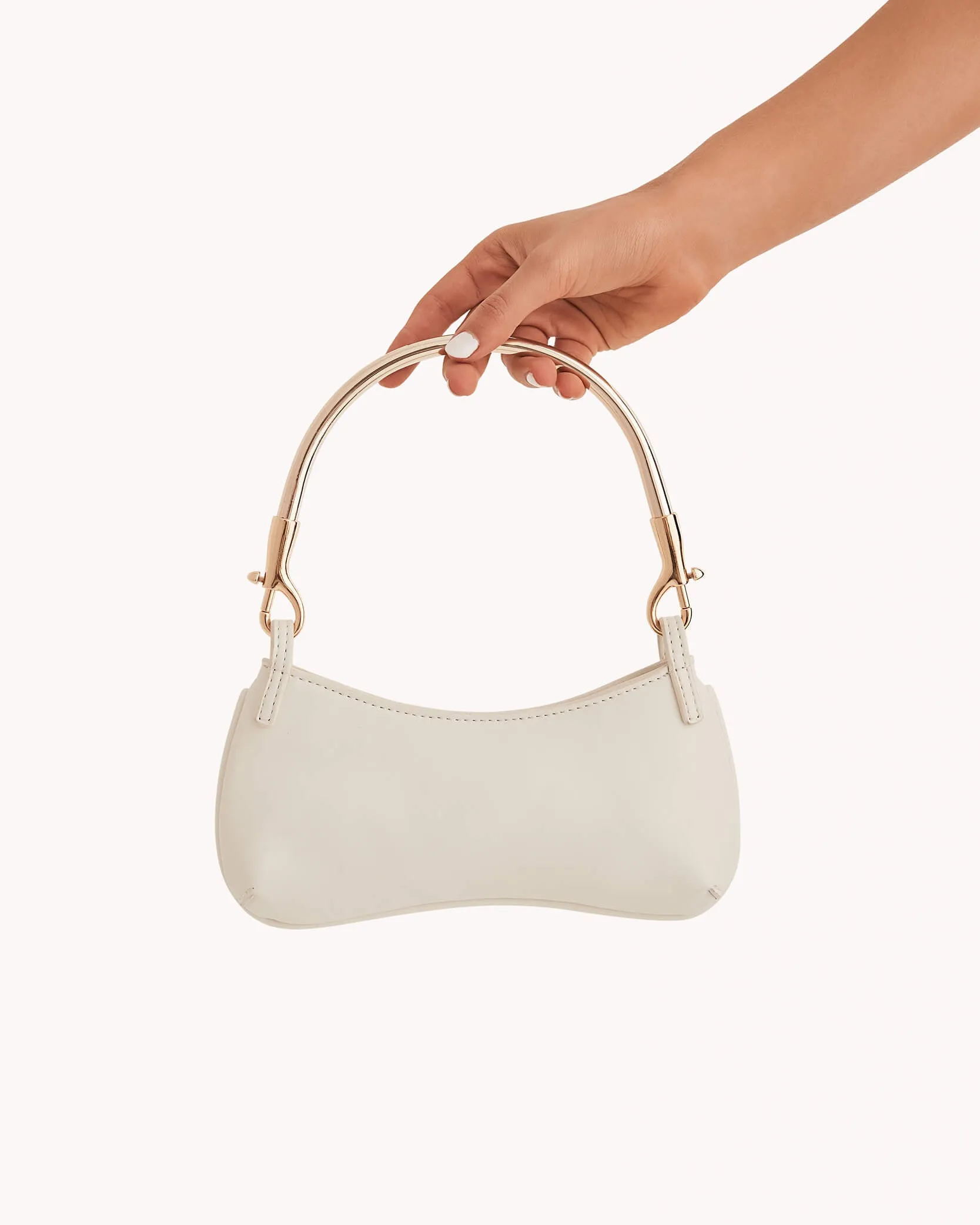 Becca Handle Bag - Bone