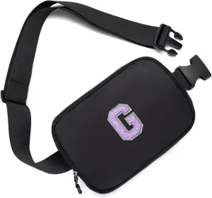 Belt bag Fanny pack crossbody bags for women Everywhere belt bag (BLACK-G)
