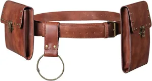 Belt Pouch Purse Renaissance Costume Accessories LARP Cosplay Waist Bag Fanny Pack Hiking Festival Casual Daypack