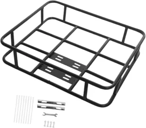 Bike Cargo Rack Bicycle Rear Rack Touring Carrying Easy to Install Pannier Rack Carrier Rack for Takeaway Car Food Delivery