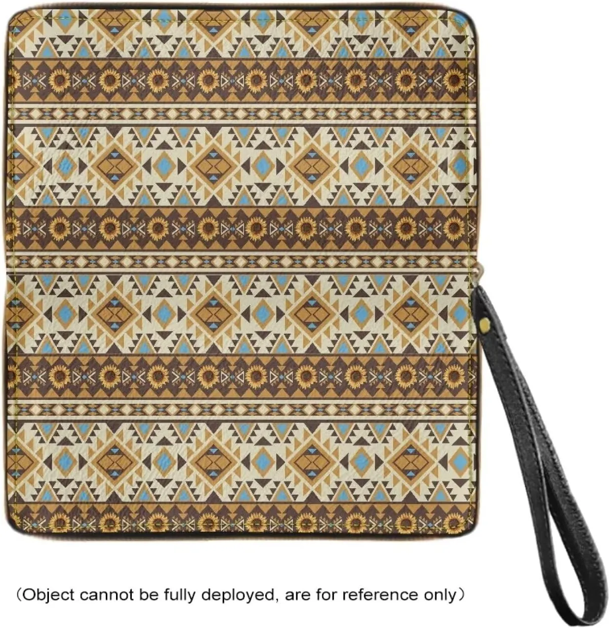 Binienty Womens Zipper Wallet, PU Leather Wristlet Purse, Zip Around Card Holder Organizer Clutch Handbag
