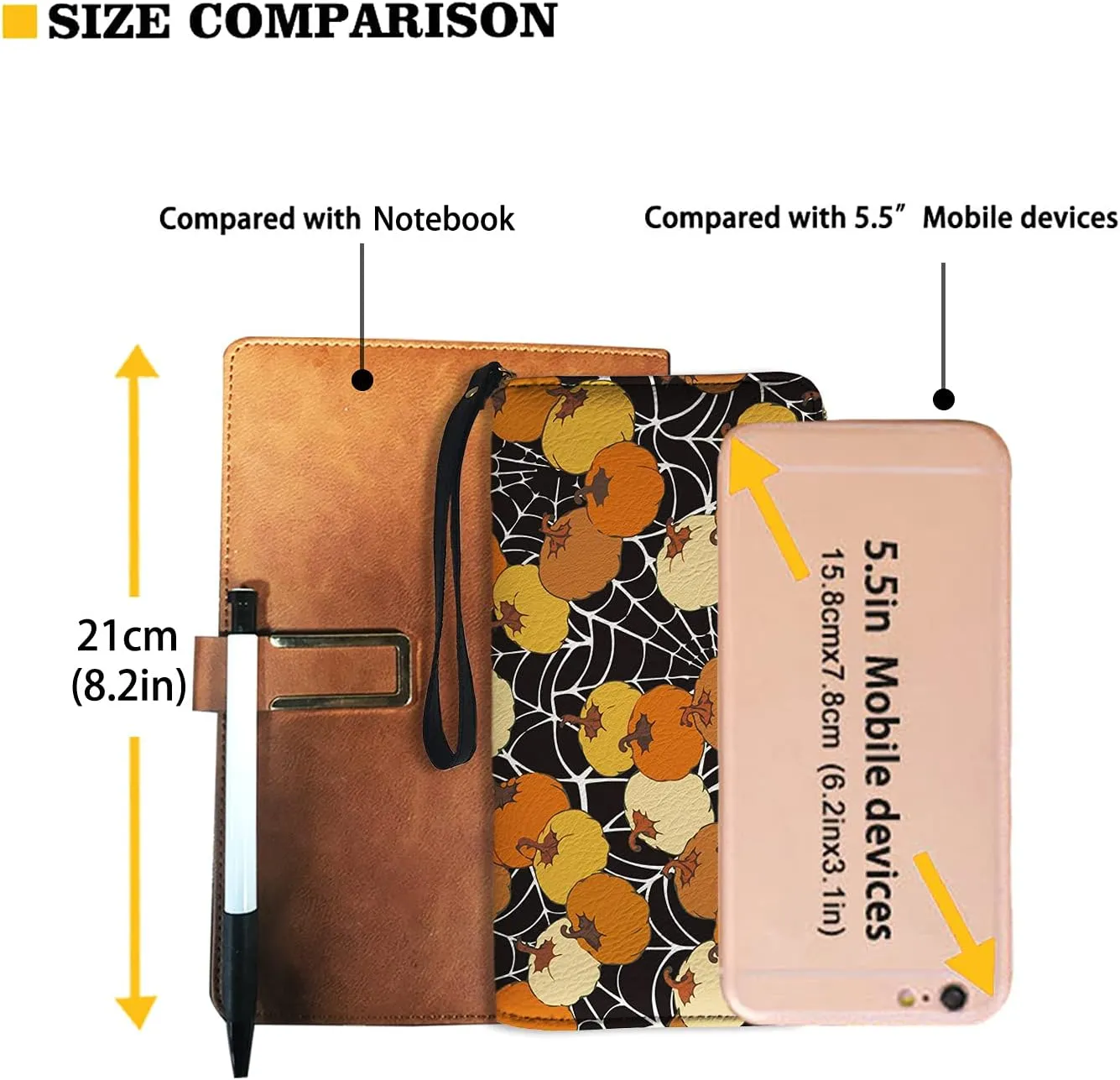 Binienty Womens Zipper Wallet, PU Leather Wristlet Purse, Zip Around Card Holder Organizer Clutch Handbag
