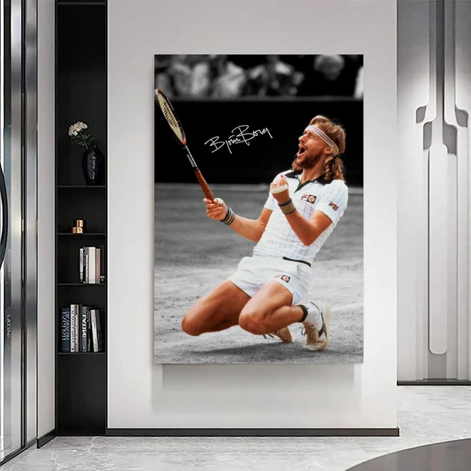 Björn Borg Poster Canvas Wall Art Decorative Bedroom Modern Home Print Picture Artworkss 12x18inch(30x45cm)