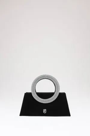 Black Trapezio Pochette Bag