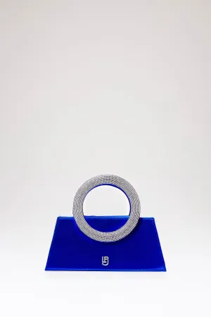 Blue Trapezio Pochette