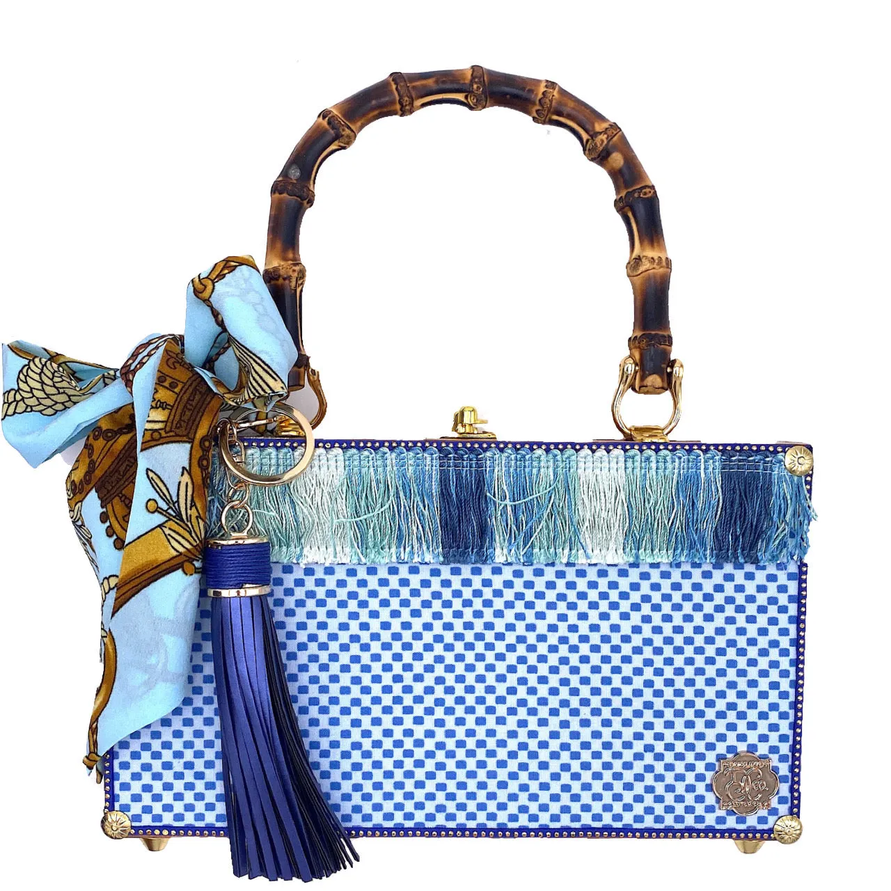 Blues in Bloom Bag