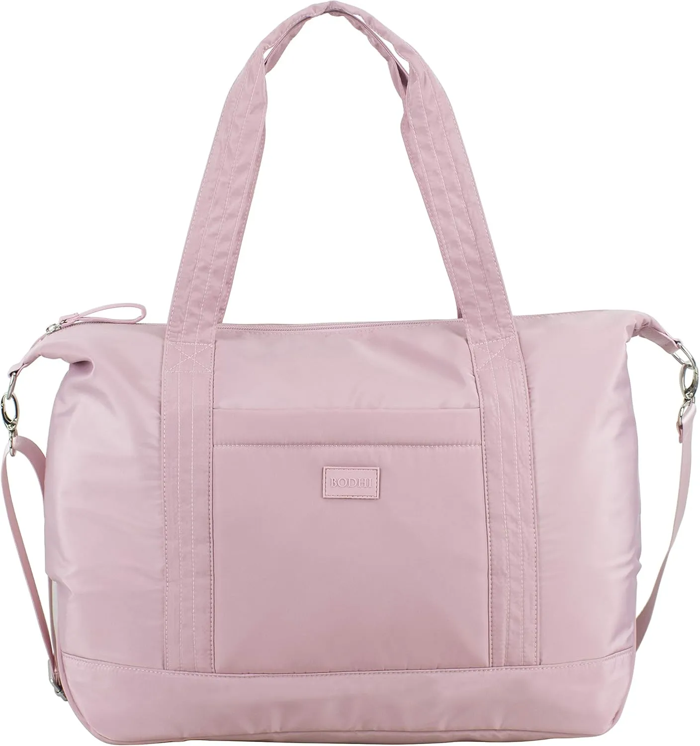 BODHI Metro Soft Puffy Shoulder Bag Travel Duffel Tote Carry on Luggage Sport Weekender Overnight Women For Spirit Airlines