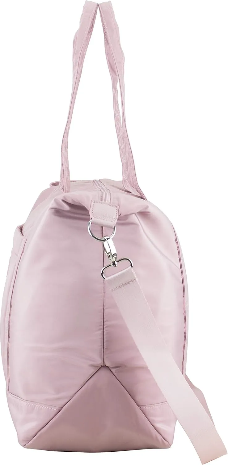 BODHI Metro Soft Puffy Shoulder Bag Travel Duffel Tote Carry on Luggage Sport Weekender Overnight Women For Spirit Airlines