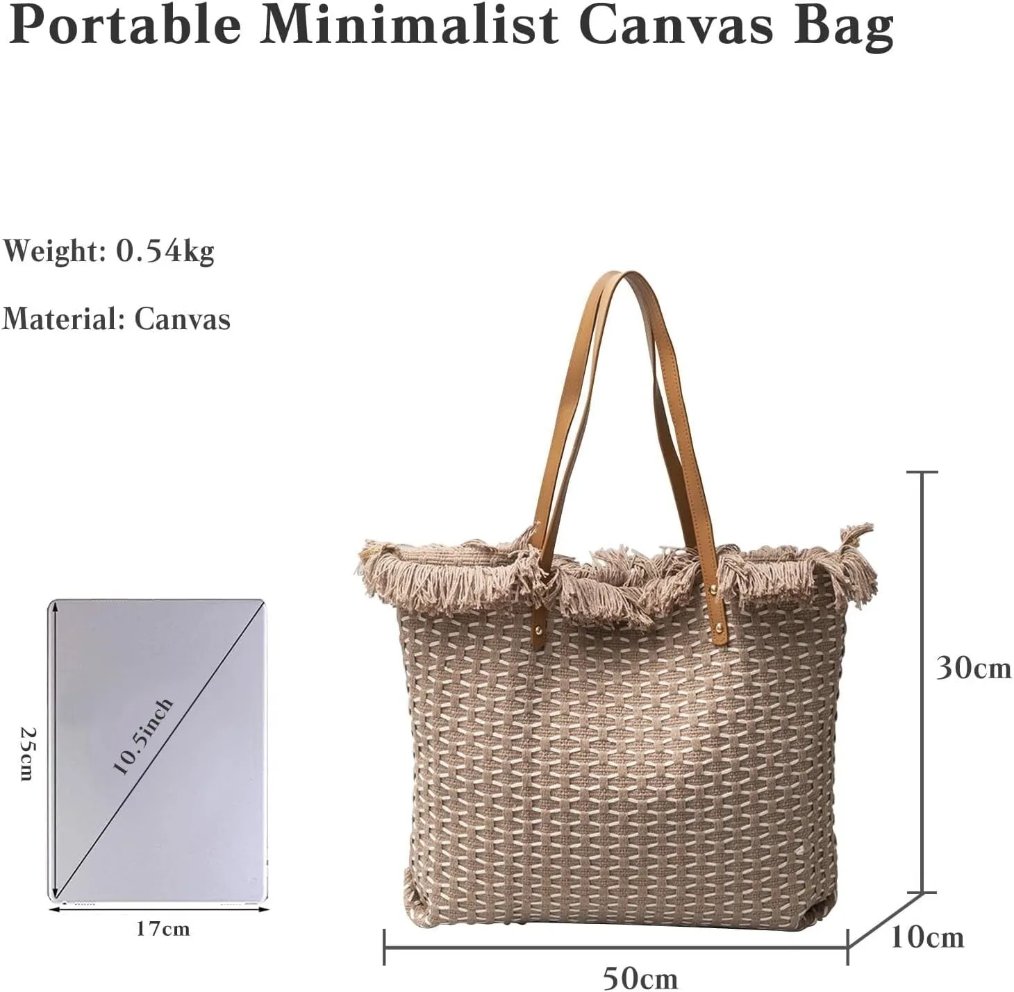 Bohemian Hobo Large Capacity Top Handle Tote for Women Cute Canvas Shoulder Summer Vibe Beach Casual Handbag