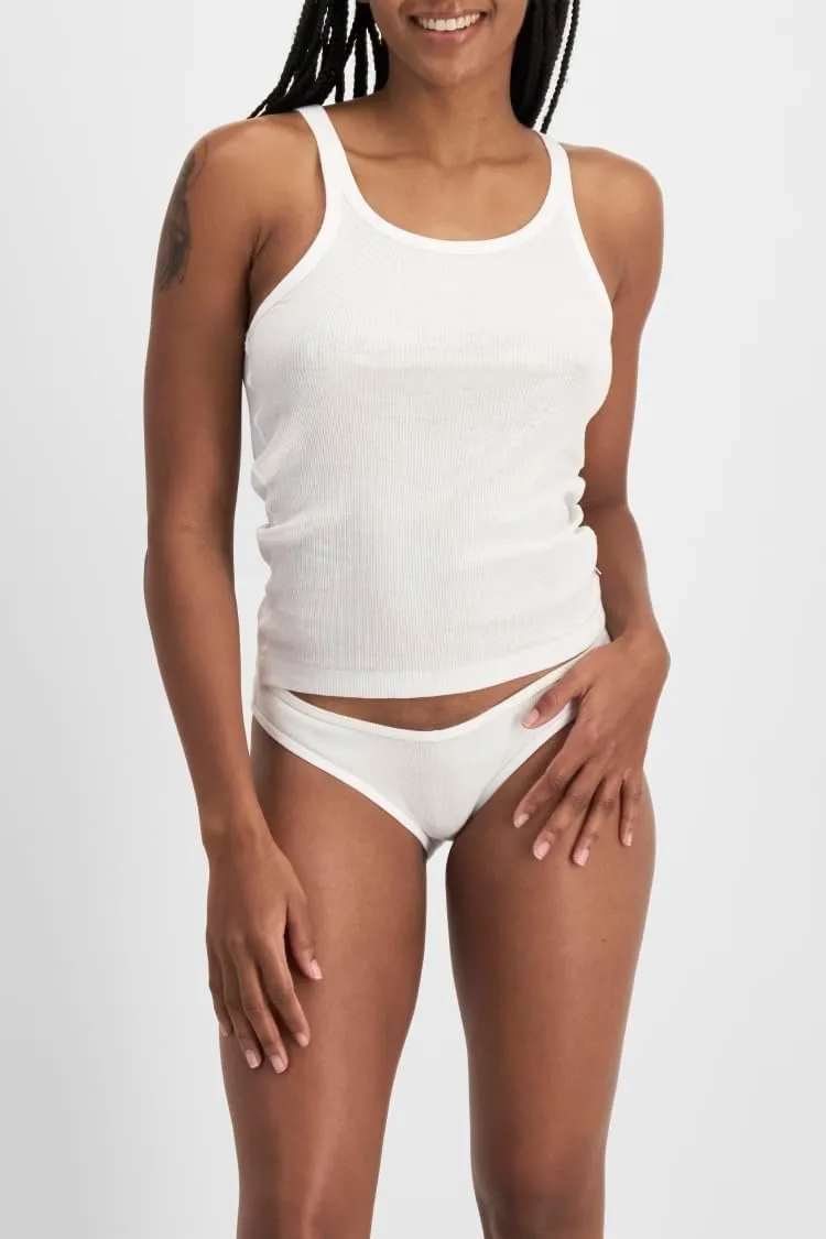 Bonds Soft Chesty Tank Top in Stretchy 100% Cotton Rib for Women, 2-Pack