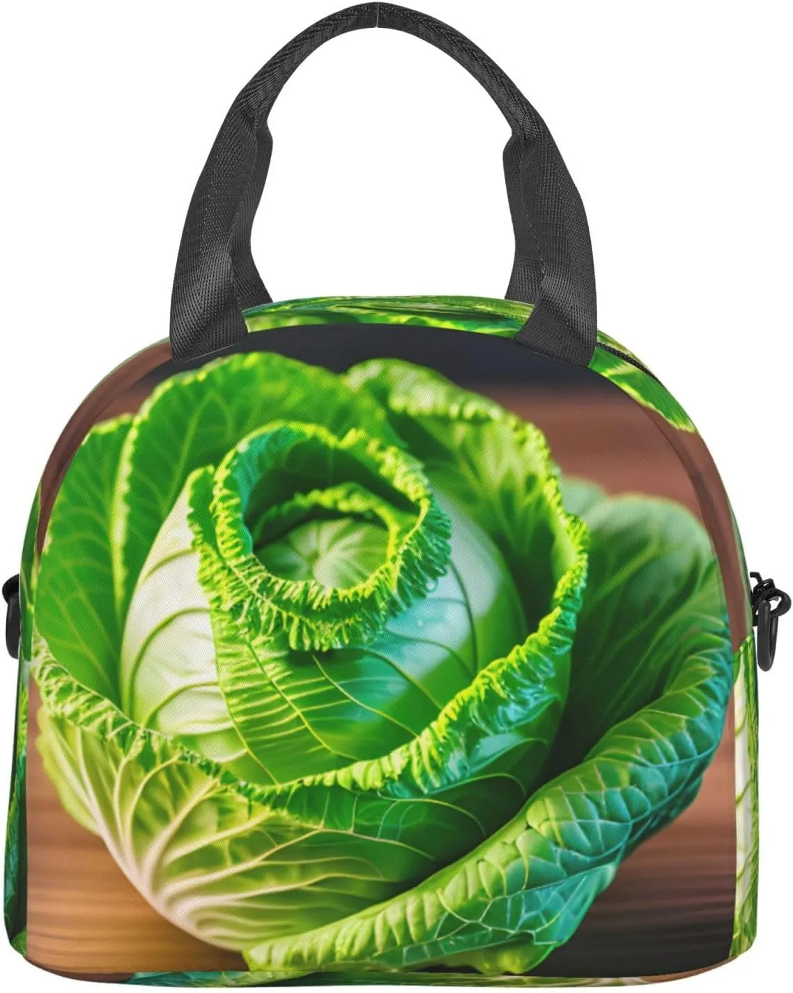 Bright Cabbage Lunch Bag Lunch Box Reusable Insulated For Adults For Work Travel Women Men