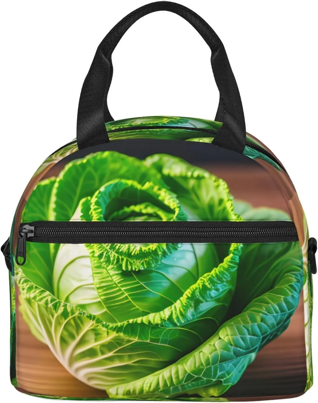 Bright Cabbage Lunch Bag Lunch Box Reusable Insulated For Adults For Work Travel Women Men