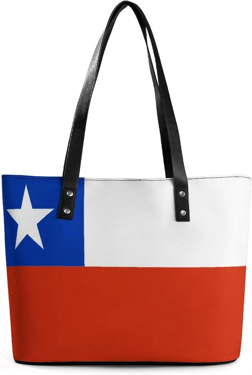 British Antarctic Territory Flag Elegant Shoulder Bag for Women Large Capacity Chic Leather Tote