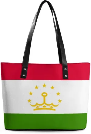 British Antarctic Territory Flag Elegant Shoulder Bag for Women Large Capacity Chic Leather Tote