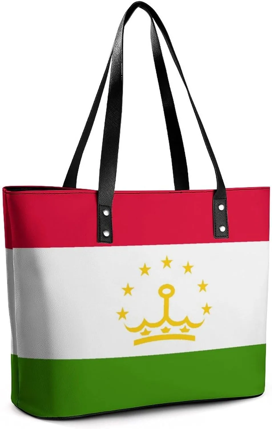 British Antarctic Territory Flag Elegant Shoulder Bag for Women Large Capacity Chic Leather Tote