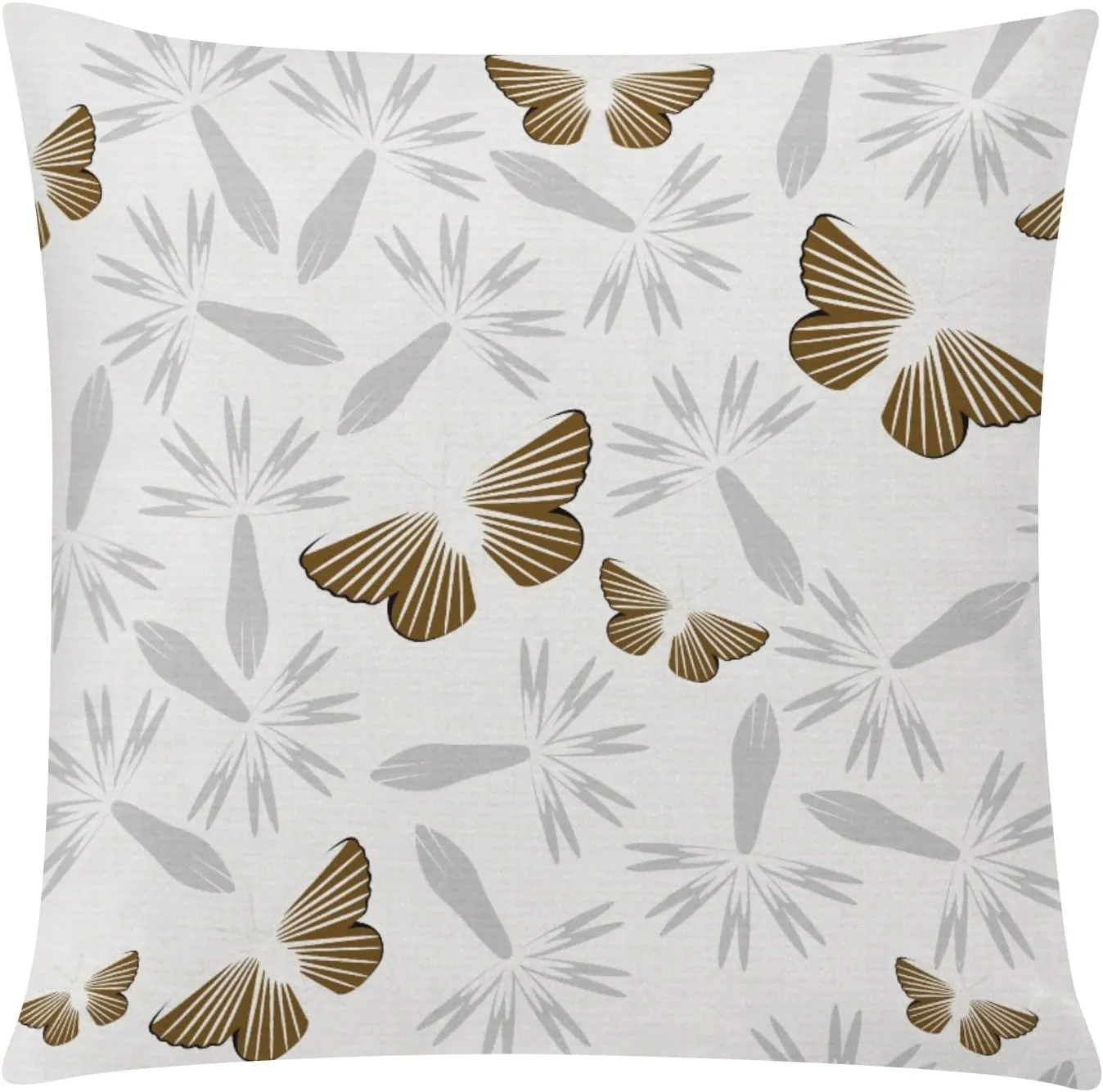 Brown Grey Pillow Covers 20x20 Set of 6 Decorative Daisy Flower Throw Pillow Cover for Couch Modern Coffee Pillow Case for Patio Living Room Cushion Bed Farmhouse Home Decor