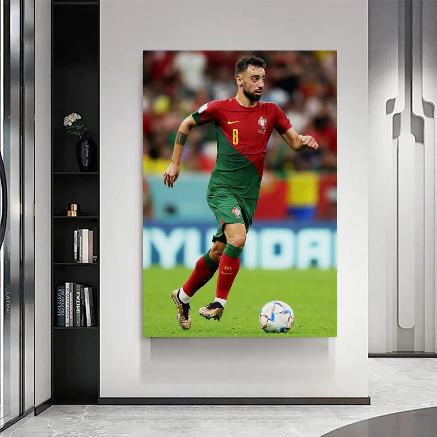 Bruno Fernandes Player Poster Canvas Wall Art Decorative Bedroom Modern Home Print Picture Artworkss 12x18inch(30x45cm)