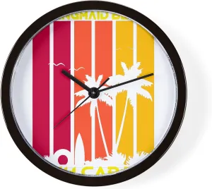 CafePress South Carolina Springmaid Beach 10" Wall Clock for Livingroom, Kitchen, or Office