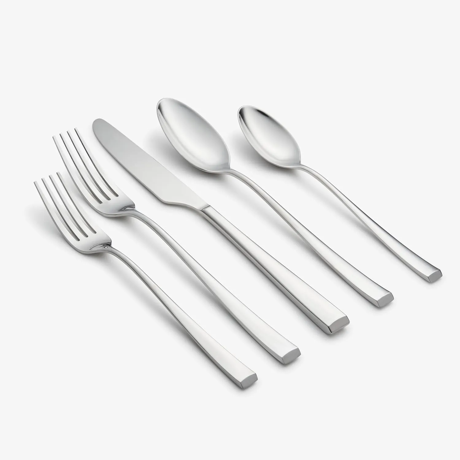Cambridge 349620CNW12R Marlise Mirror 20-Piece Flatware Set, Service for 4,Silver