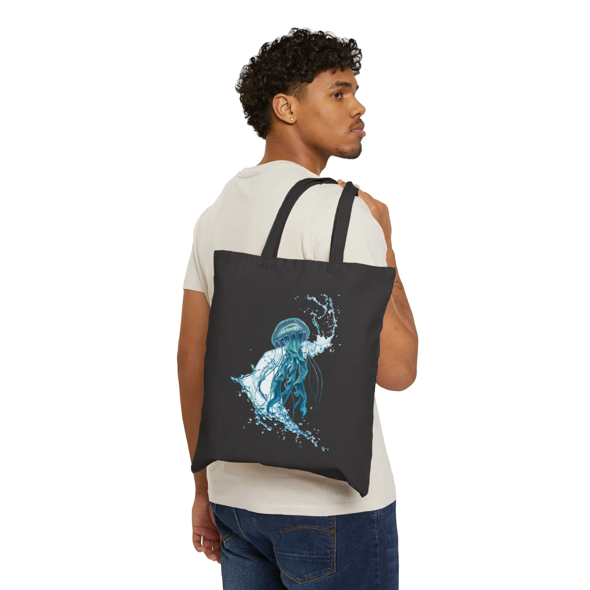 Canvas Tote -  Ocean Aesthetic Design
