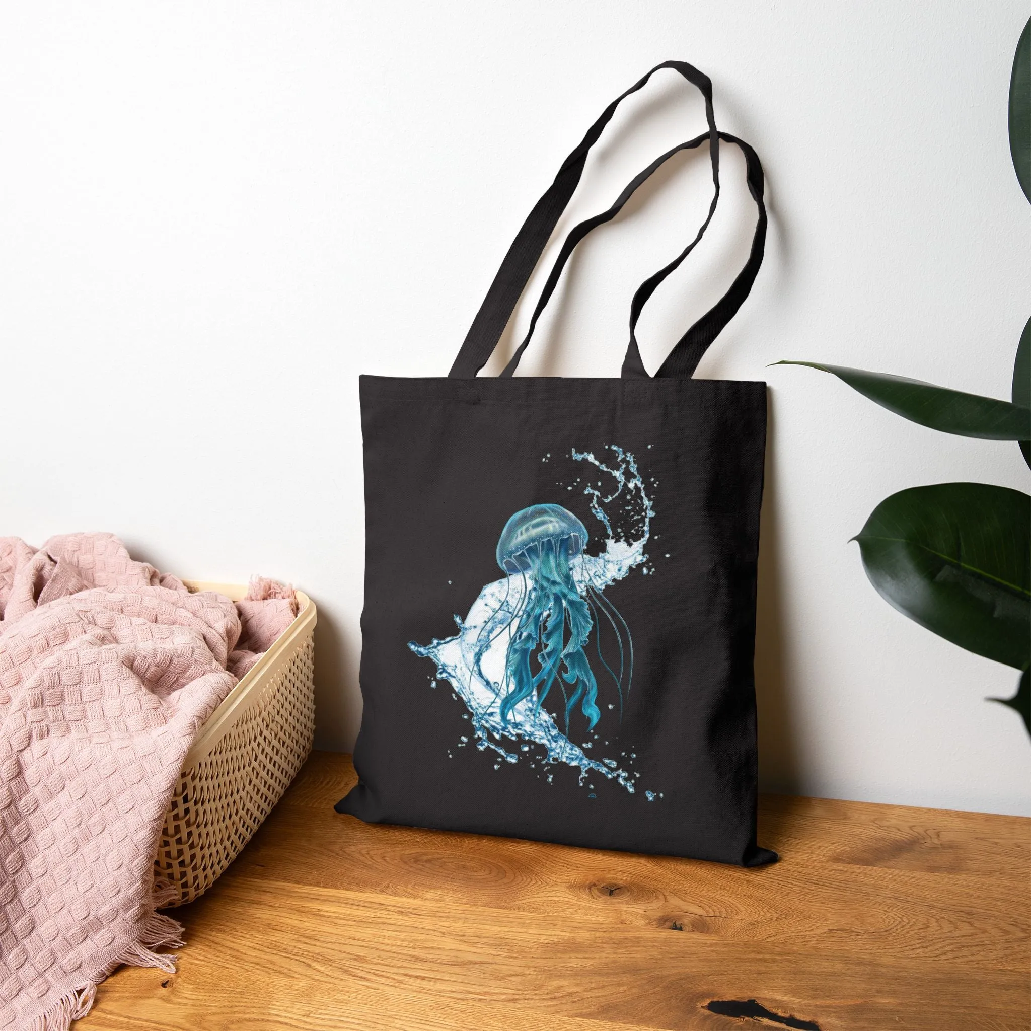 Canvas Tote -  Ocean Aesthetic Design