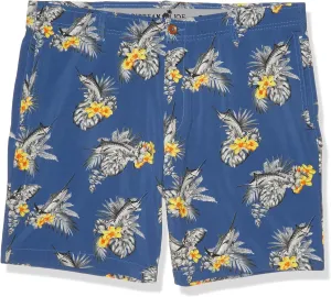 Caribbean Joe Men's Sword Fish Printed Hybrid Short