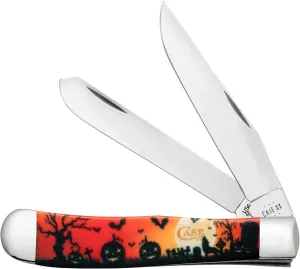 Case XX Knives Trapper Color-Infusion Halloween 10633 Stainless Pocket Knife
