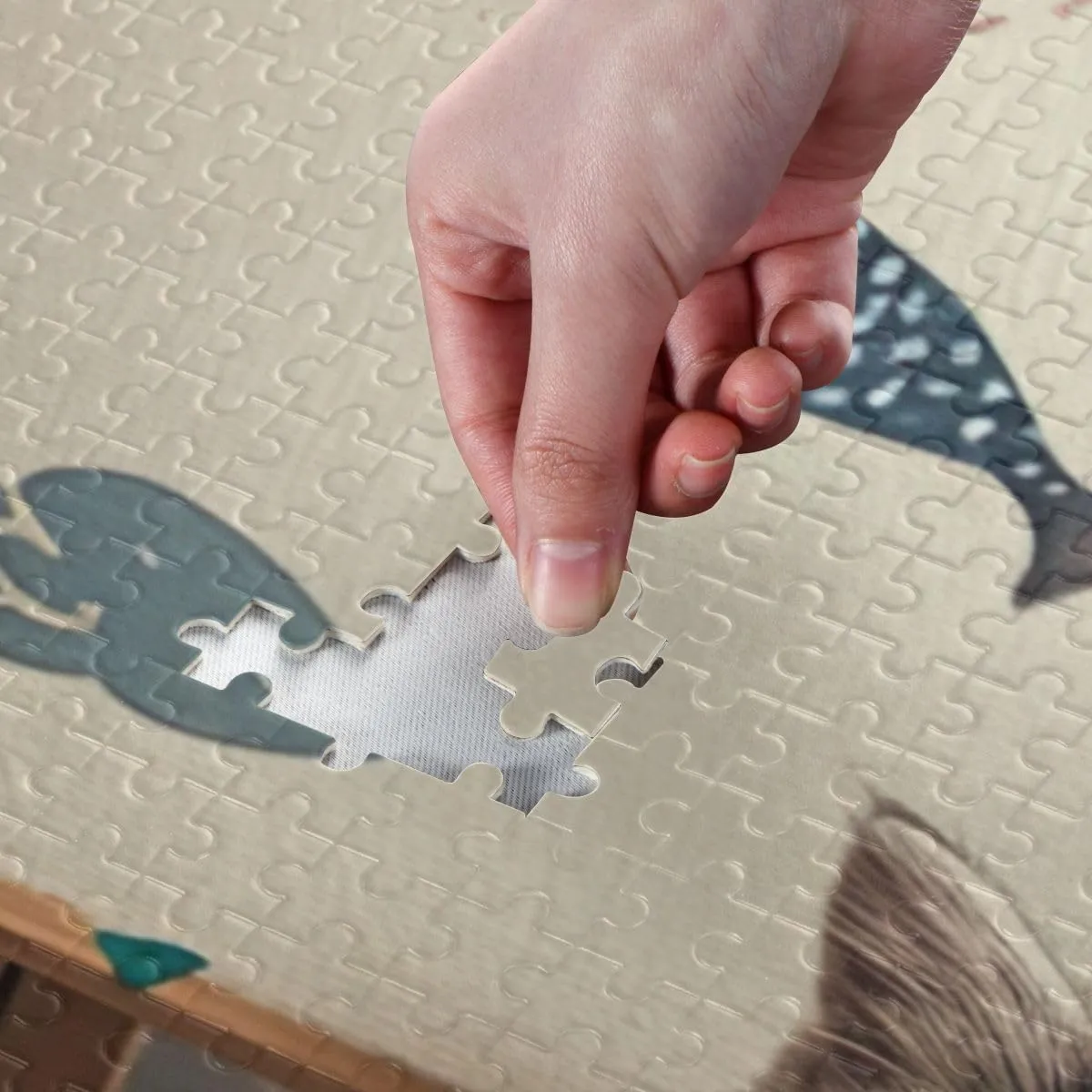 Cats Fishs Painting 500 Piece Puzzles, Puzzles for Adults, Educational Games