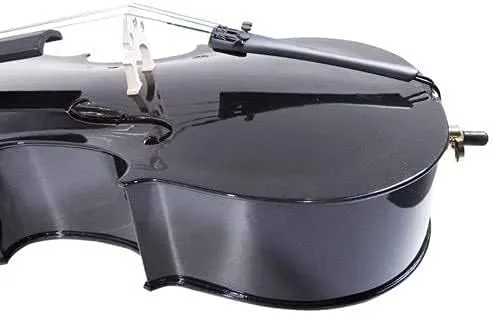Cecilio 4/4 Full Size Cello Kit for Beginners, Spruce Top Acoustic Cello, Cello Kit with/Bow, Stand, Bag, Stringed Music Instruments for School Orchestras, Performances, Black