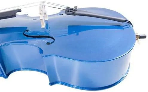 Cecilio Musical Instrument For Kids & Adults - Cellos Kit with Bow, Stand, Bag - Stringed Music Instruments for Students (Full Size, Blue)
