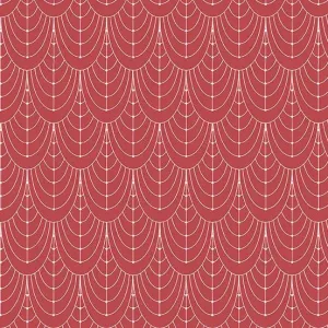 Century Prints Deco Curtains in Barnrose