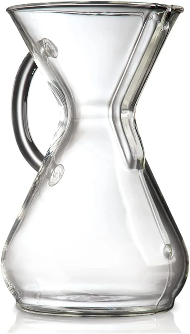 Chemex Pour-Over Glass Coffeemaker - Glass Handle Series - 8-Cup - Exclusive Packaging