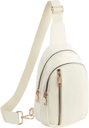 CHOLISS Large Sling Bag for Women and Men, Anti Theft Crossbody Bags with Extended Strap, Nylon Travel Crossbody Fanny Packs